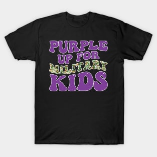 Month of the Military Child Purple Up for Military Kids T-Shirt